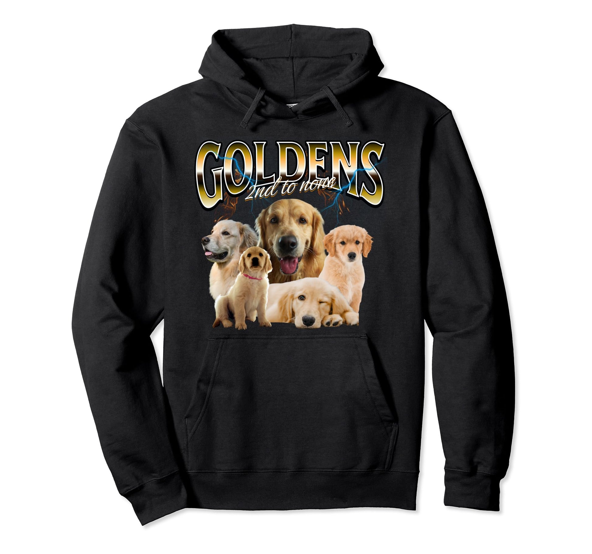 Golden Retriever Grunge Dog Lovers Hoodie - Unique Graphic Men Women - T-Shirt, Sweatshirt, Hoodie