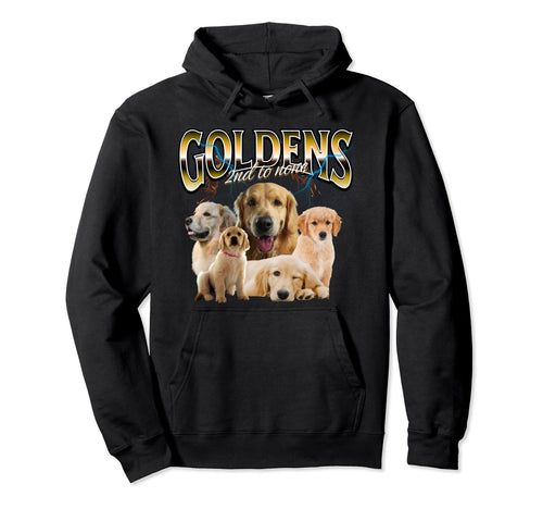 Golden Retriever Grunge Dog Lovers Hoodie - Unique Graphic Men Women - T-Shirt, Sweatshirt, Hoodie