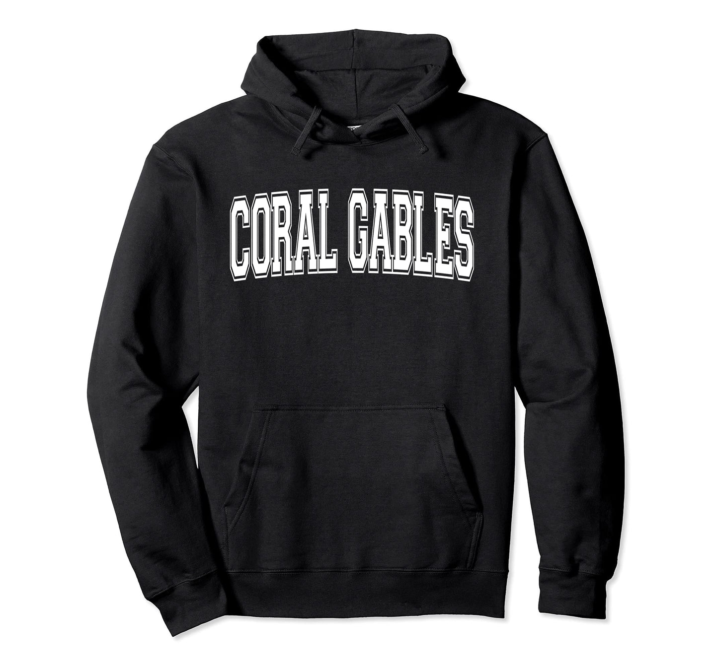 Coral Gables Fl Florida Usa Sports Hoodie - Novelty Apparel for Adults - T-Shirt, Sweatshirt, Hoodie