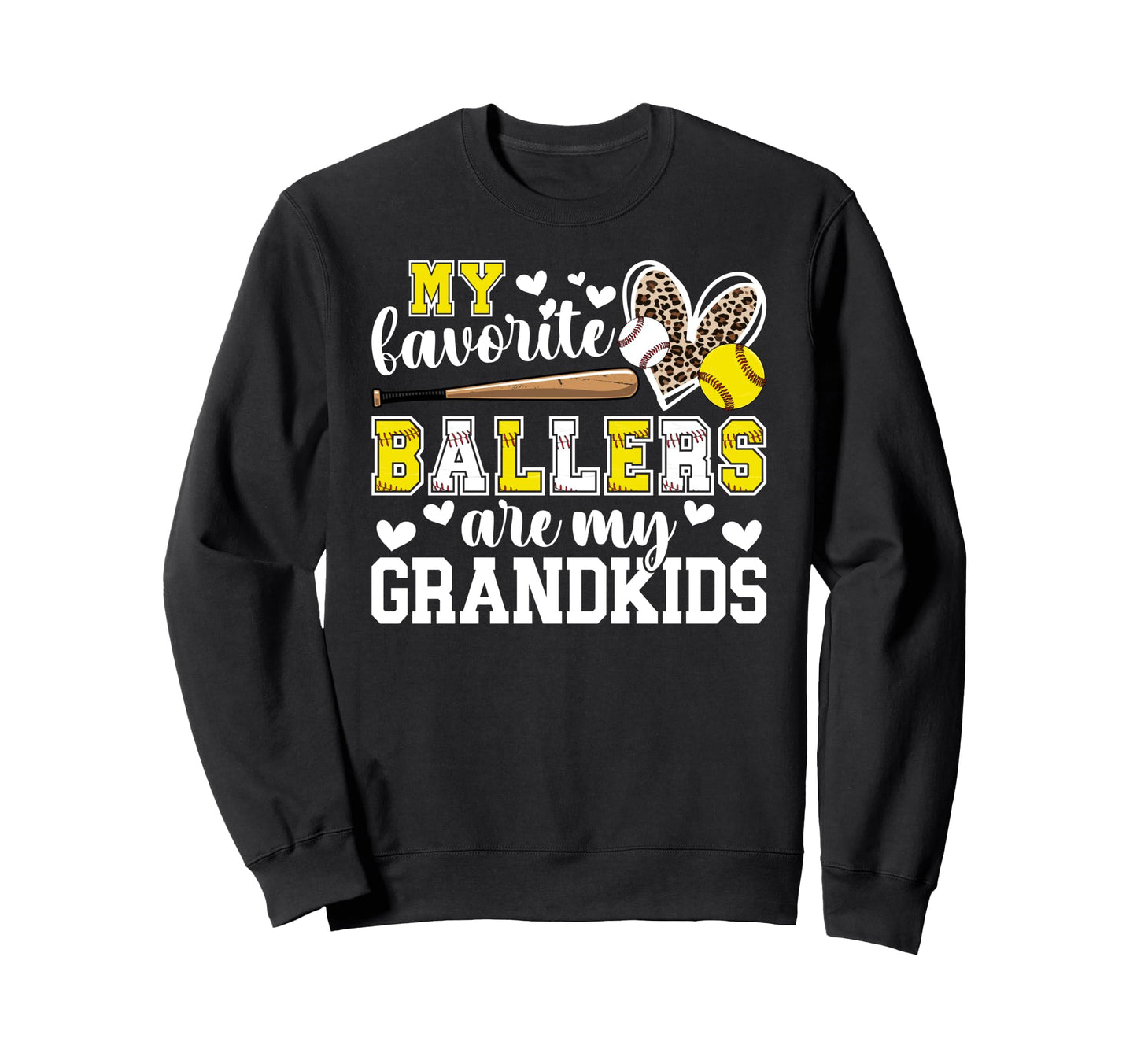 My Grandkids Baseball Softball Gigi Sweatshirt - Fun Novelty Design Unisex - T-Shirt, Sweatshirt, Hoodie