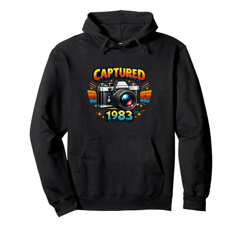 Camera Photography Creative 1983 Hoodie - Aesthetic Graphic Men Women - T-Shirt, Sweatshirt, Hoodie