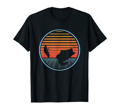 Fishing Bass Fish Fisherman Aesthetic T-Shirt - Minimalist Print Unisex - T-Shirt, Sweatshirt, Hoodie