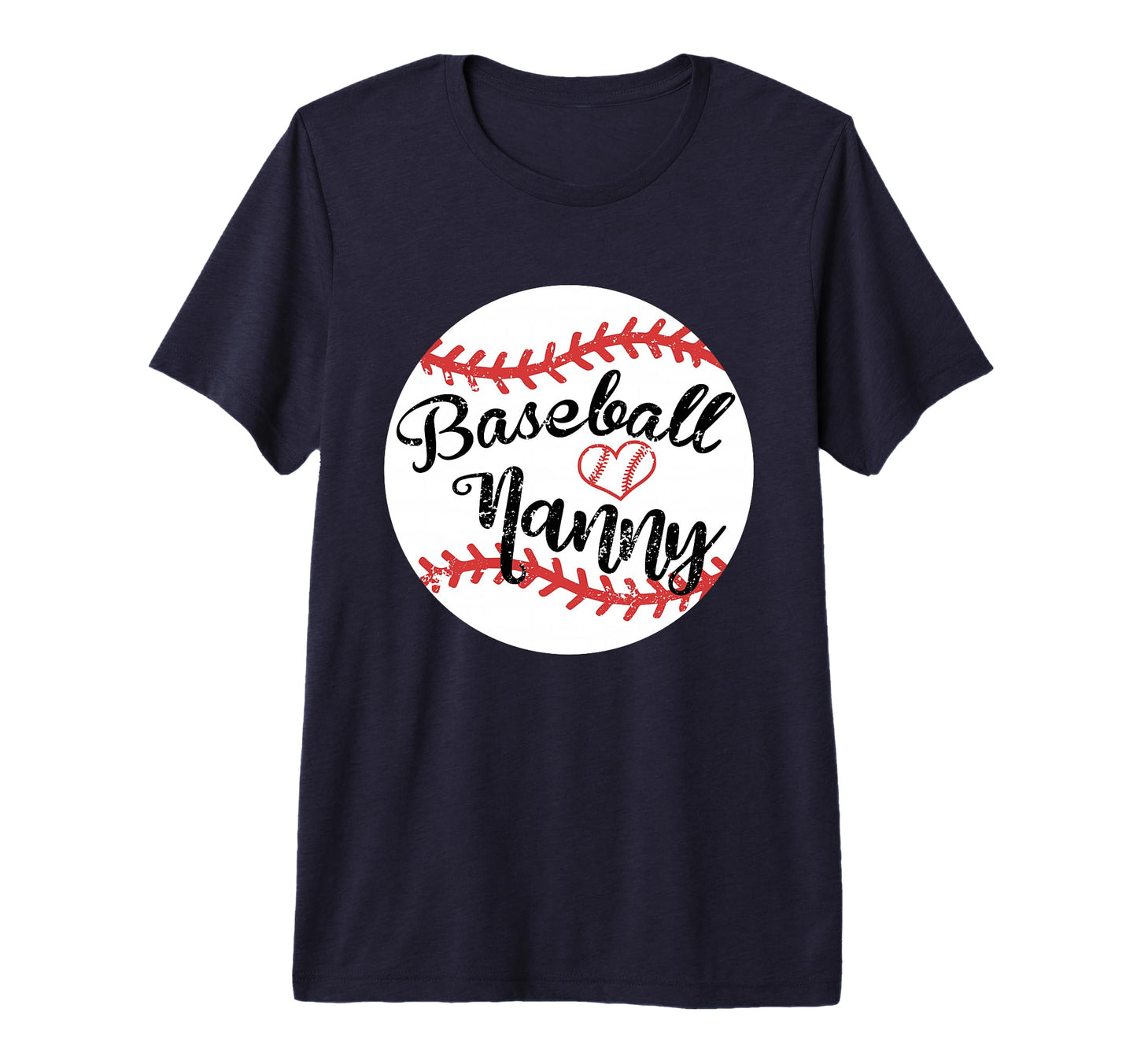 Proud Baseball Nanny Tri Blend T-Shirt - Novelty Apparel Unisex - T-Shirt, Sweatshirt, Hoodie