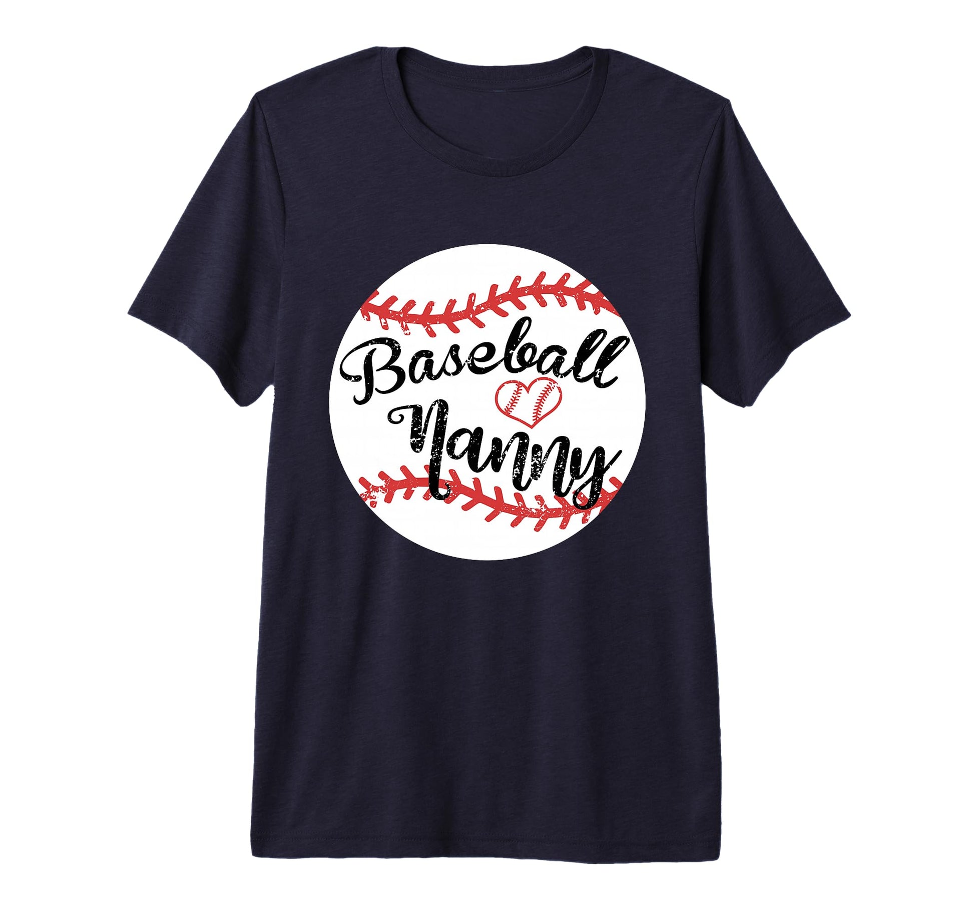Proud Baseball Nanny Tri Blend T-Shirt - Novelty Apparel Unisex - T-Shirt, Sweatshirt, Hoodie
