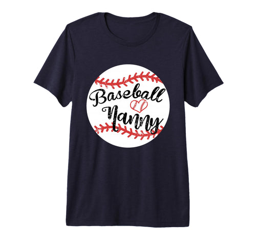 Proud Baseball Nanny Tri Blend T-Shirt - Novelty Apparel Unisex - T-Shirt, Sweatshirt, Hoodie