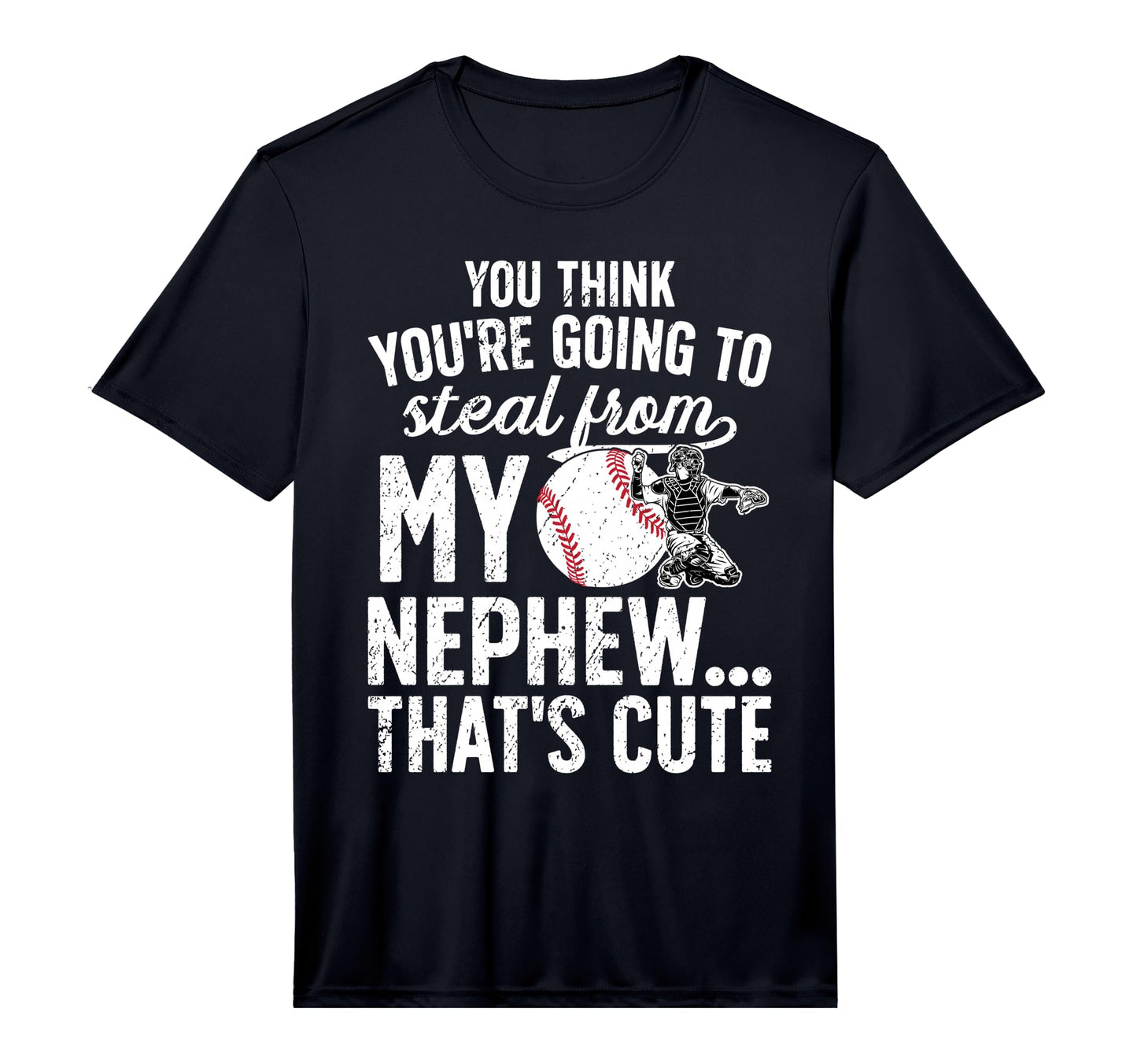 Mens Baseball Catcher Aunt Funny Aunt T-Shirt - Novelty Apparel Unisex - T-Shirt, Sweatshirt, Hoodie