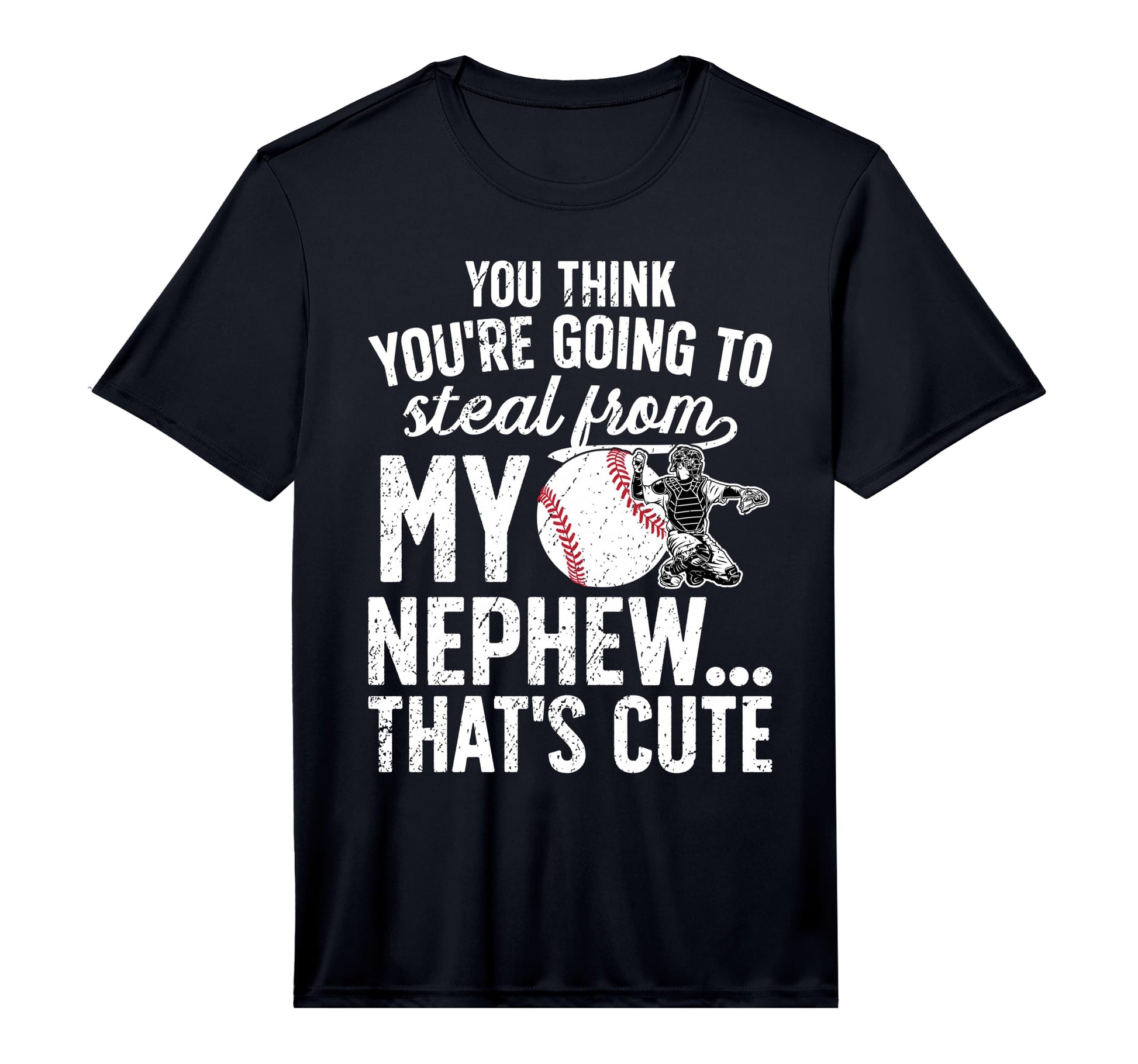 Mens Baseball Catcher Aunt Funny Aunt T-Shirt - Novelty Apparel Unisex - T-Shirt, Sweatshirt, Hoodie