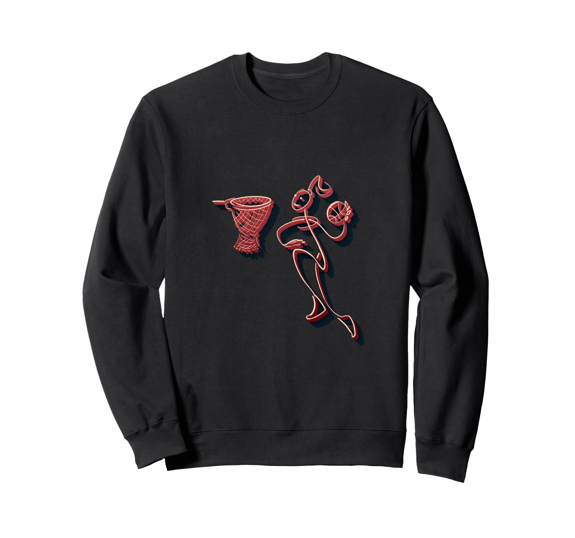 Basketball Player Basketball Lover Sweatshirt - Minimalist Print Unisex - T-Shirt, Sweatshirt, Hoodie