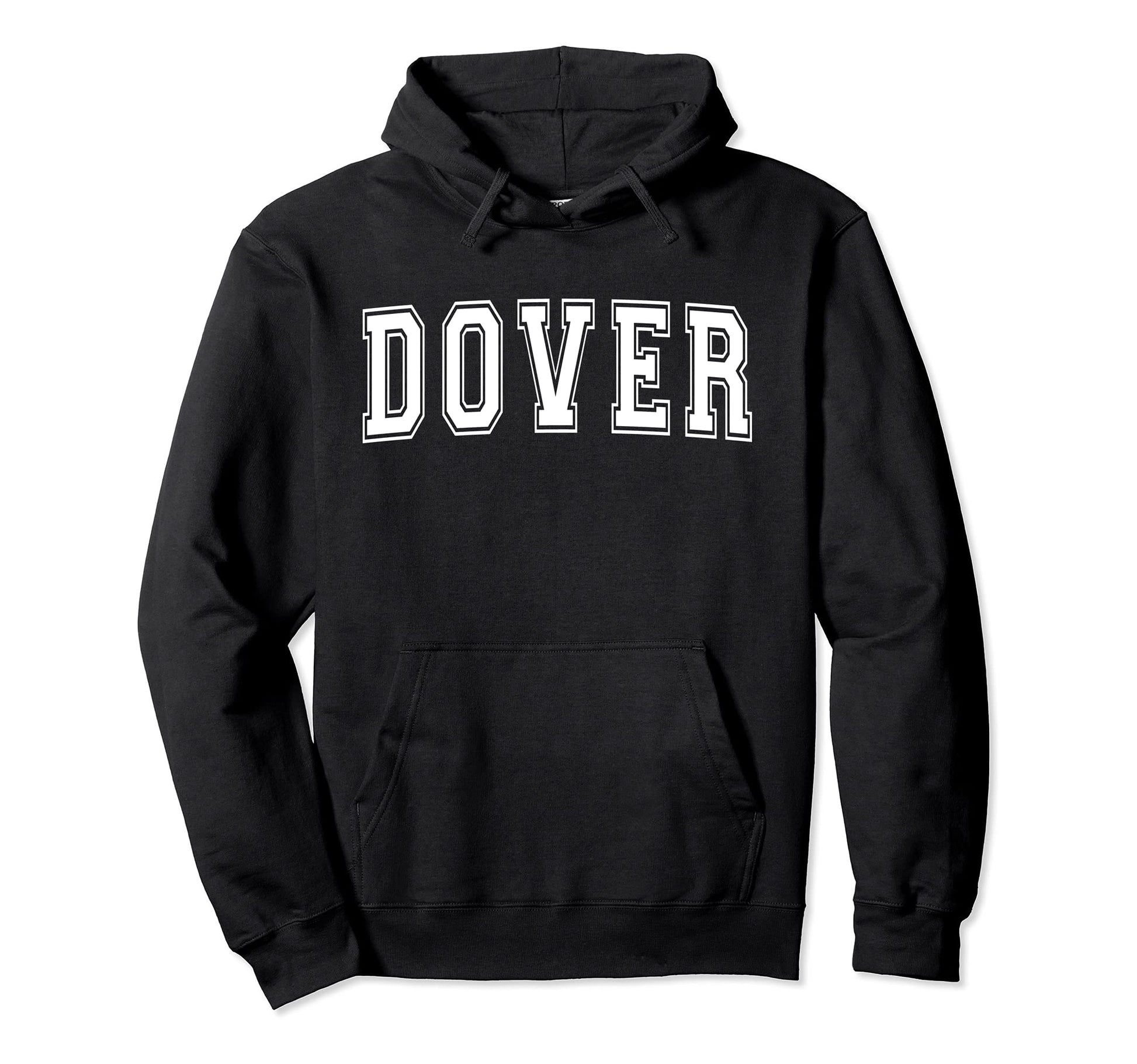 Dover De Delaware Usa Sports Varsity Hoodie - Minimalist Print Men Women - T-Shirt, Sweatshirt, Hoodie