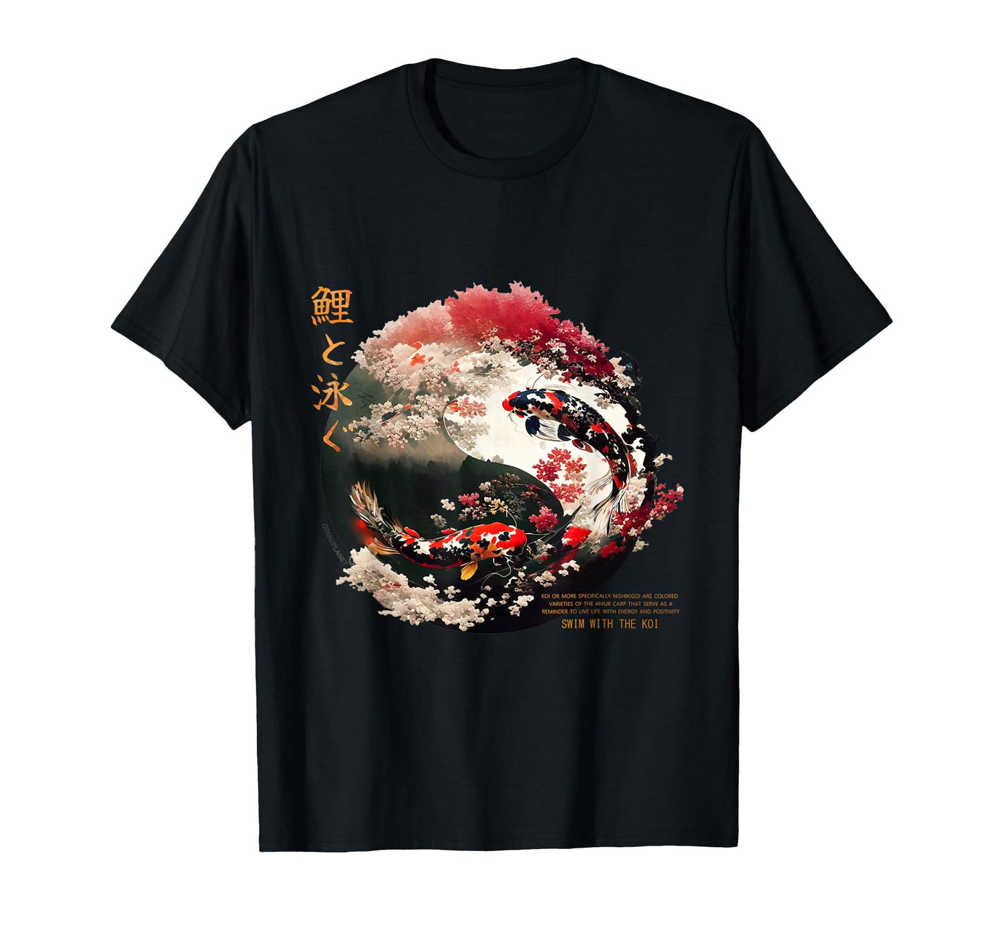 Oriental Fish Harajuku Koi Carp Aesthetic T-Shirt - Custom Art Print Unisex - T-Shirt, Sweatshirt, Hoodie