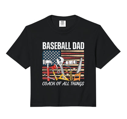 Baseball Handyman Dad Coach Fix Hoodie - Casual Everyday Wear Unisex - T-Shirt, Sweatshirt, Hoodie