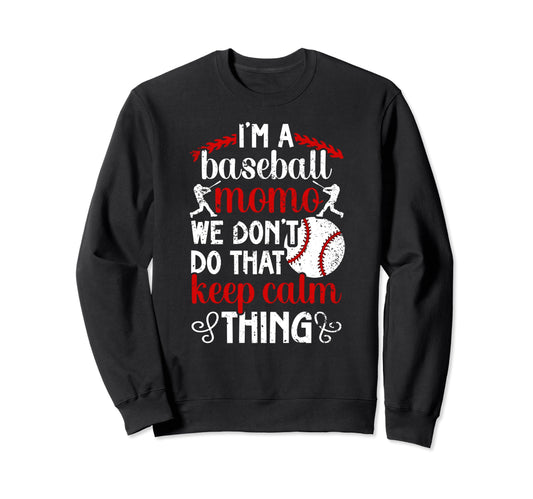 Im Baseball Momo Grandma Momo Sweatshirt - Streetwear Style Men Women - T-Shirt, Sweatshirt, Hoodie