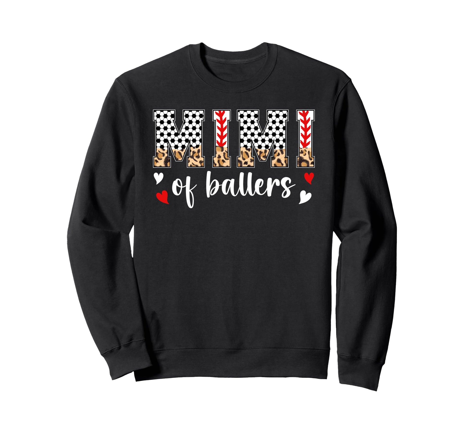 Mimi Ballers Baseball Soccer Mimi Sweatshirt - Graphic Print for Adults - T-Shirt, Sweatshirt, Hoodie