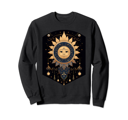 Boho Sun Celestial Esoteric Sweatshirt - Casual Everyday Wear for Adults - T-Shirt, Sweatshirt, Hoodie