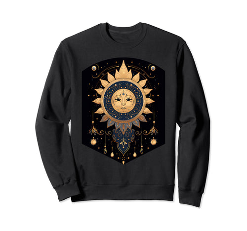 Boho Sun Celestial Esoteric Sweatshirt - Casual Everyday Wear for Adults - T-Shirt, Sweatshirt, Hoodie