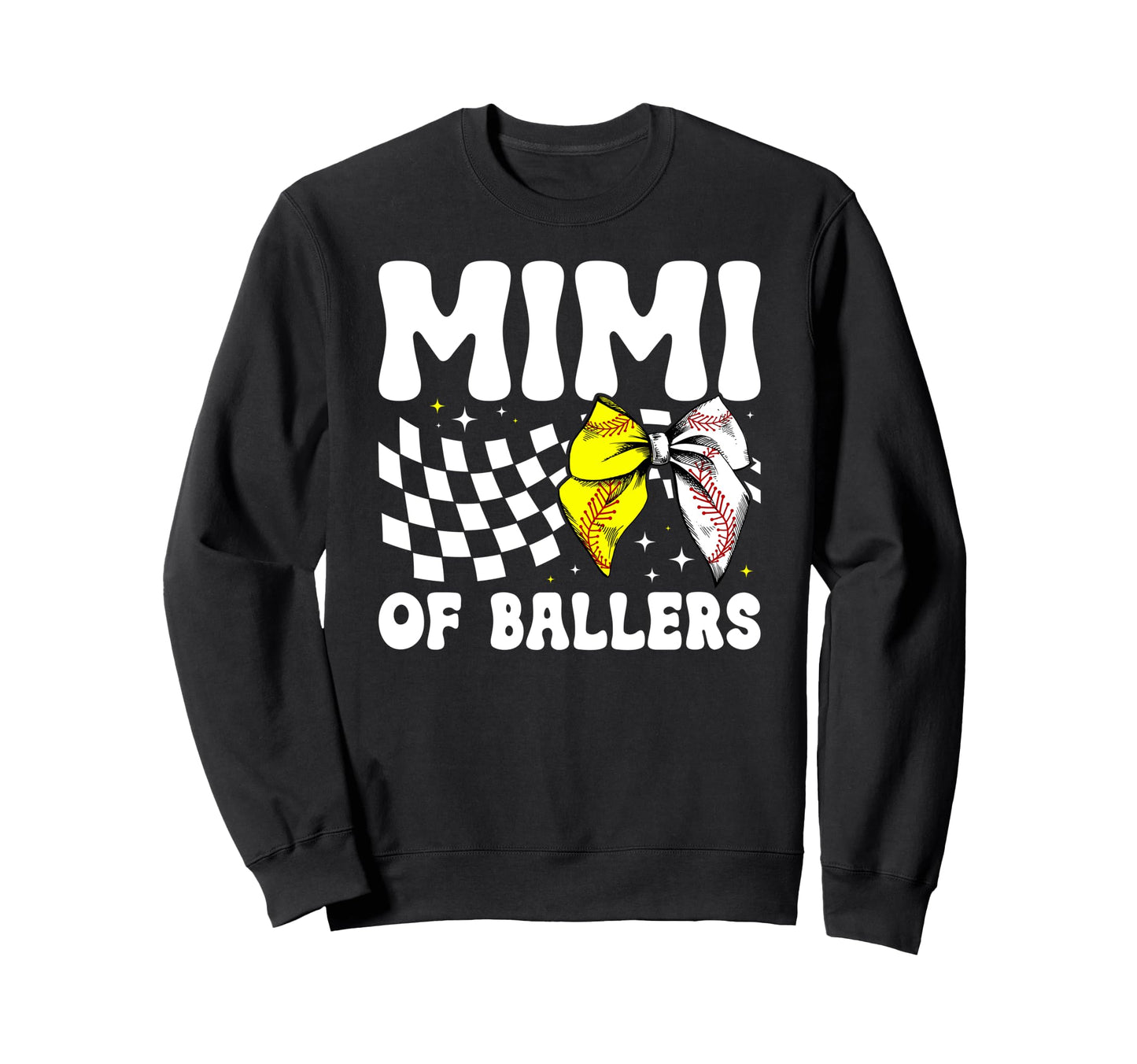 Mimi Ballers Coquette Baseball Sweatshirt - Trendy Graphic Men Women - T-Shirt, Sweatshirt, Hoodie