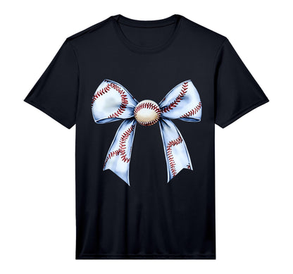 Baseball Coquette Bow Baseball Mom T-Shirt - Streetwear Style Men Women - T-Shirt, Sweatshirt, Hoodie