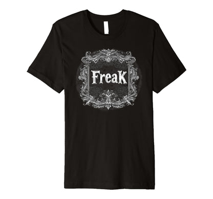 Mens Freak Gothic Alt Grunge Hip Hop T-Shirt - Graphic Print for Adults - T-Shirt, Sweatshirt, Hoodie