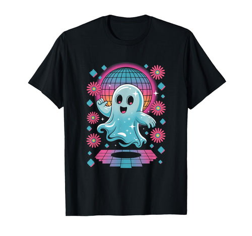 Ghost Disco Dance Vaporwave Aesthetic T-Shirt - Unique Graphic Men Women - T-Shirt, Sweatshirt, Hoodie