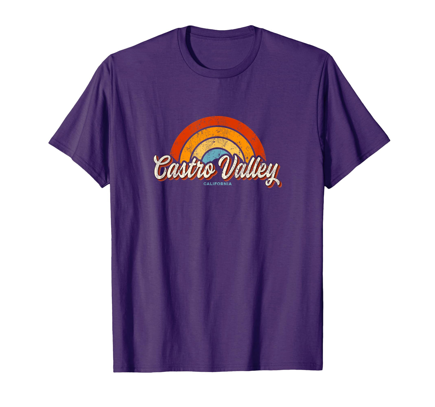 Castro Valley California Ca T-Shirt - Fun Novelty Design for Adults - T-Shirt, Sweatshirt, Hoodie