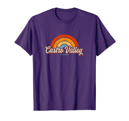 Castro Valley California Ca T-Shirt - Fun Novelty Design for Adults - T-Shirt, Sweatshirt, Hoodie