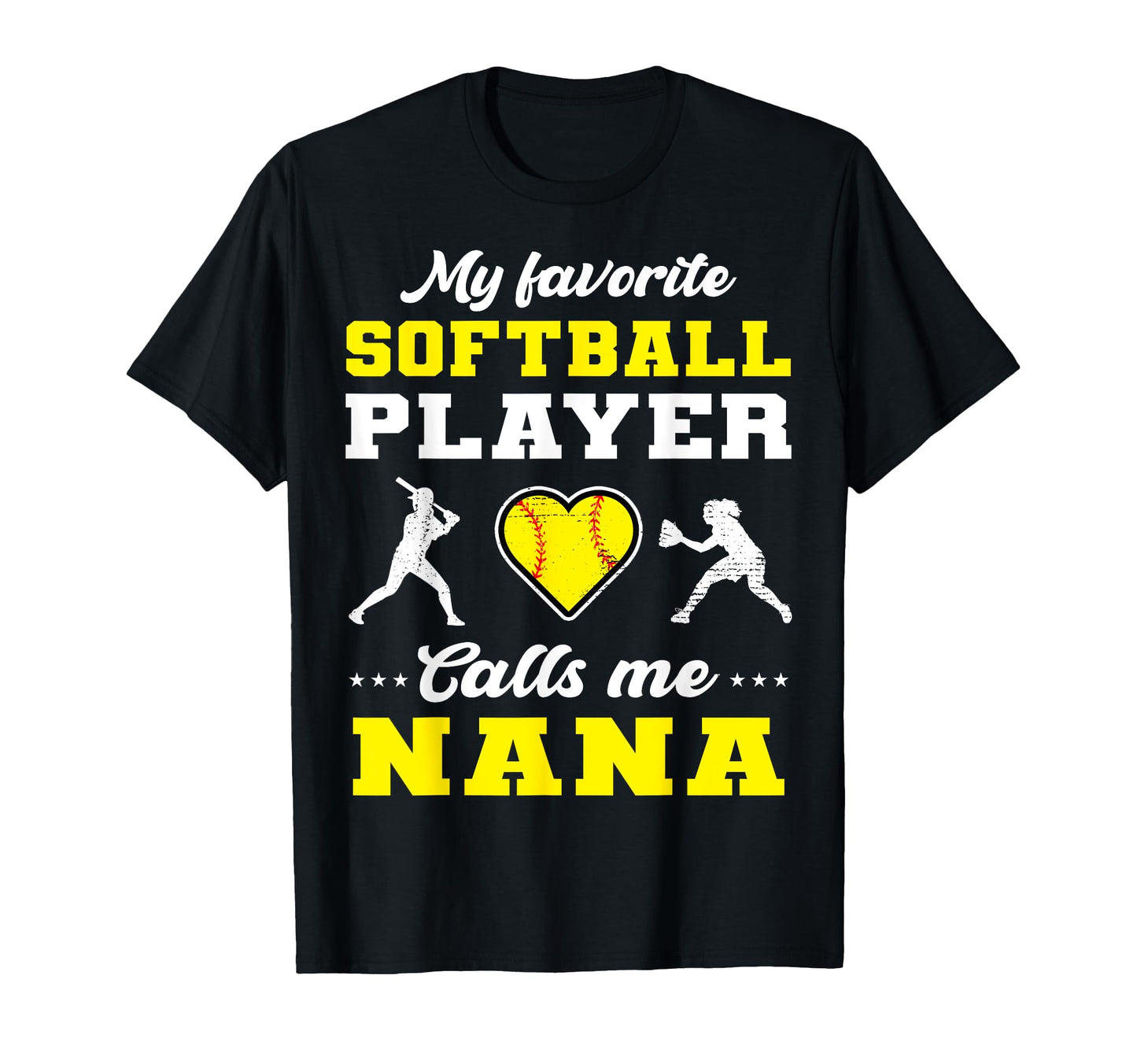 My Favorite Softball Player Calls T-Shirt - Fun Novelty Design Men Women - T-Shirt, Sweatshirt, Hoodie