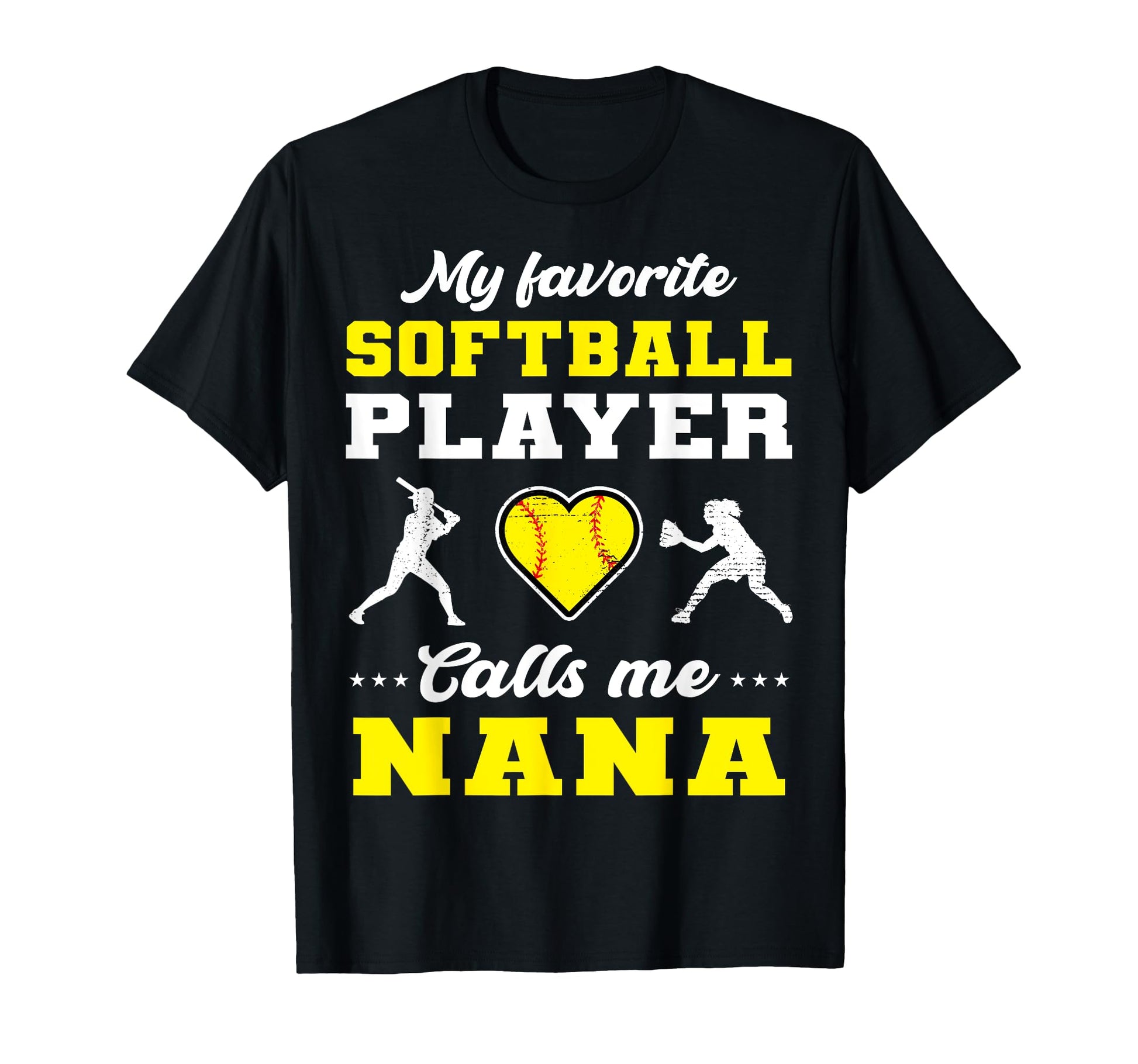 My Favorite Softball Player Calls T-Shirt - Fun Novelty Design Men Women - T-Shirt, Sweatshirt, Hoodie