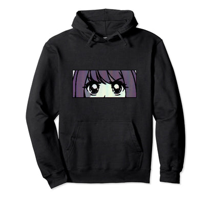 Cassette Futurism Anime Eyes Futurism Hoodie - Novelty Apparel for Adults - T-Shirt, Sweatshirt, Hoodie