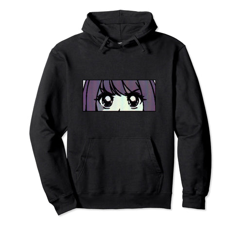 Cassette Futurism Anime Eyes Futurism Hoodie - Novelty Apparel for Adults - T-Shirt, Sweatshirt, Hoodie