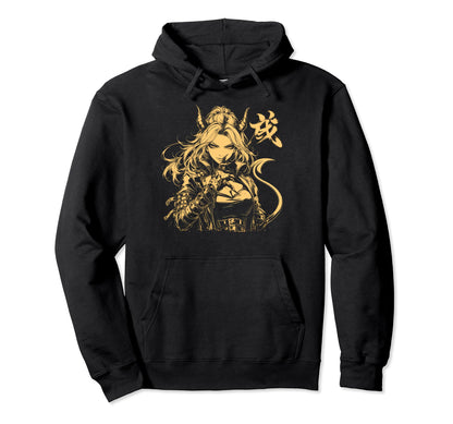 Goth Grunge Demon Anime Waifu Horror Alt Hoodie - Streetwear Style Unisex - T-Shirt, Sweatshirt, Hoodie