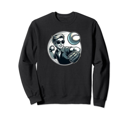 Stylish Baseball Player Brother Fan Sweatshirt - Minimalist Print Unisex - T-Shirt, Sweatshirt, Hoodie