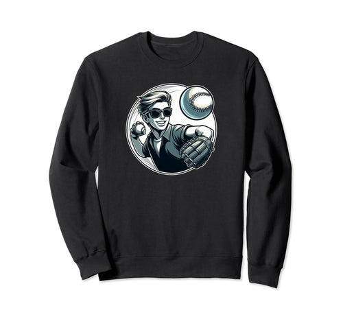 Stylish Baseball Player Brother Fan Sweatshirt - Minimalist Print Unisex - T-Shirt, Sweatshirt, Hoodie