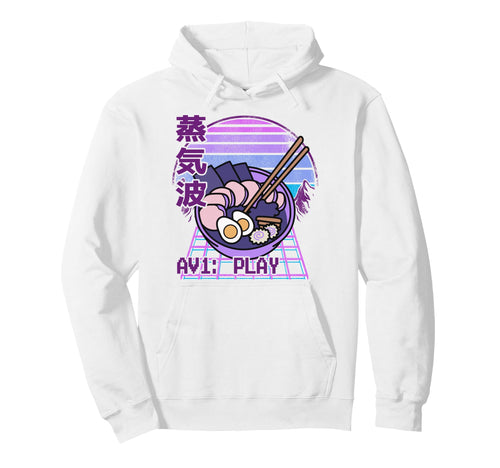 Vaporwave Aesthetic Ramen 90S Hoodie - Streetwear Style Men Women - T-Shirt, Sweatshirt, Hoodie