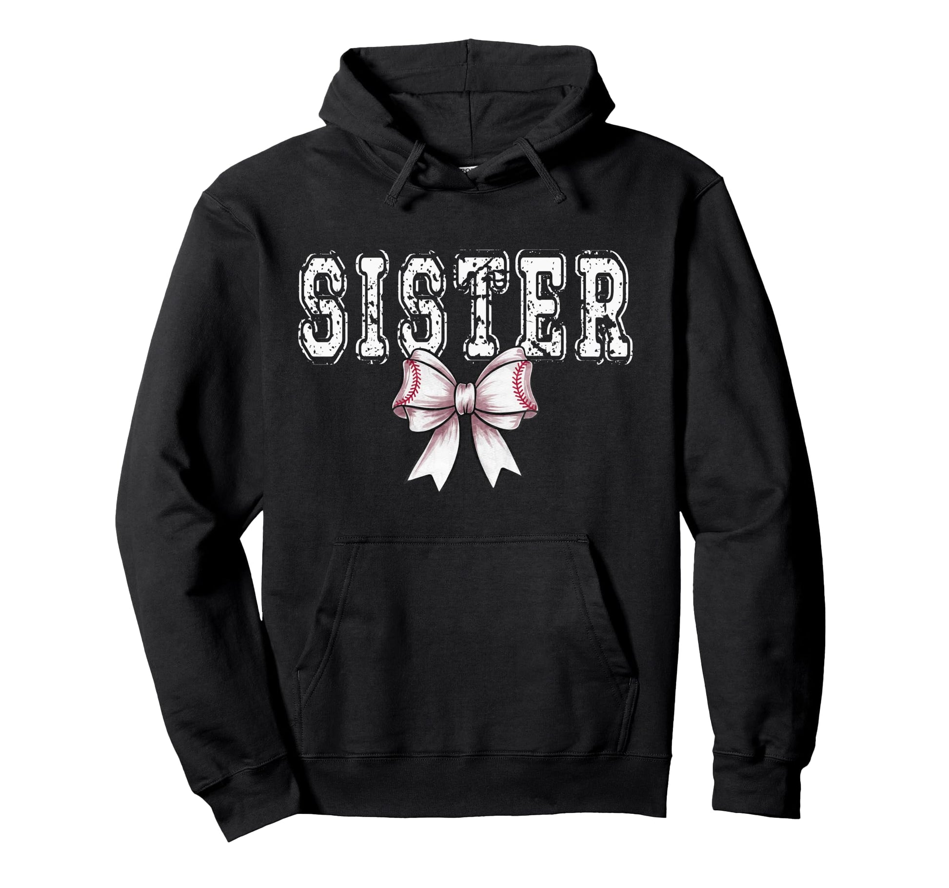 Coquette Baseball Sister Spirit Hoodie - Fun Novelty Design Unisex - T-Shirt, Sweatshirt, Hoodie