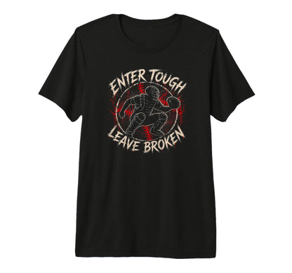 Baseball Catchers Mom Waring Enter Tough T-Shirt - Graphic Print Unisex - T-Shirt, Sweatshirt, Hoodie