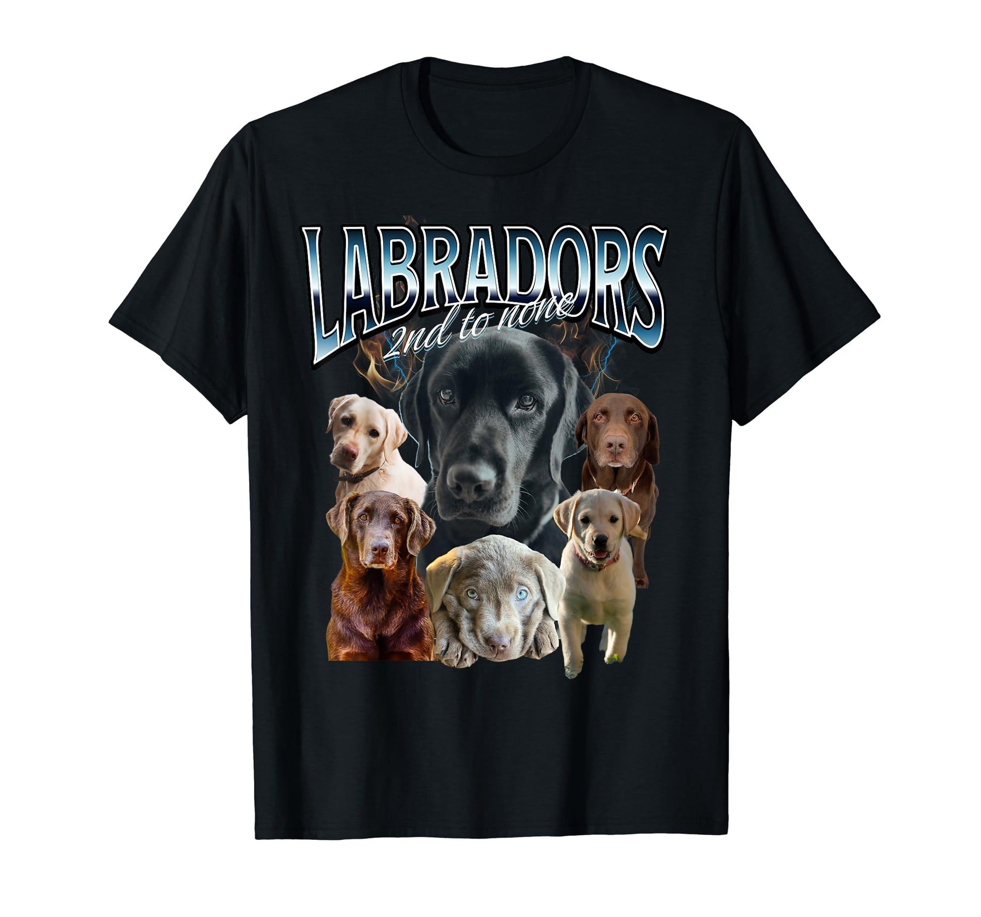 Dog Lovers Labrador Retriever 90S T-Shirt - Custom Art Print for Adults - T-Shirt, Sweatshirt, Hoodie