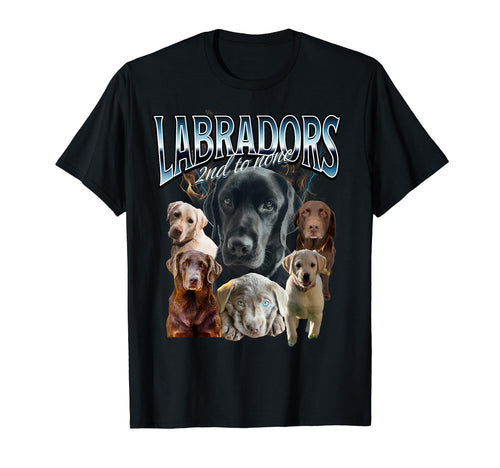 Dog Lovers Labrador Retriever 90S T-Shirt - Custom Art Print for Adults - T-Shirt, Sweatshirt, Hoodie