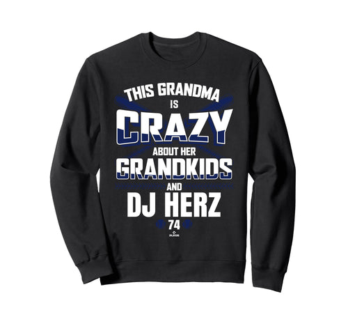 Grandma Crazy Dj Herz Washington Sweatshirt - Casual Everyday Wear Unisex - T-Shirt, Sweatshirt, Hoodie