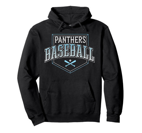 Panthers Baseball Mom Sports Game Day Hoodie - Custom Art Print Unisex - T-Shirt, Sweatshirt, Hoodie