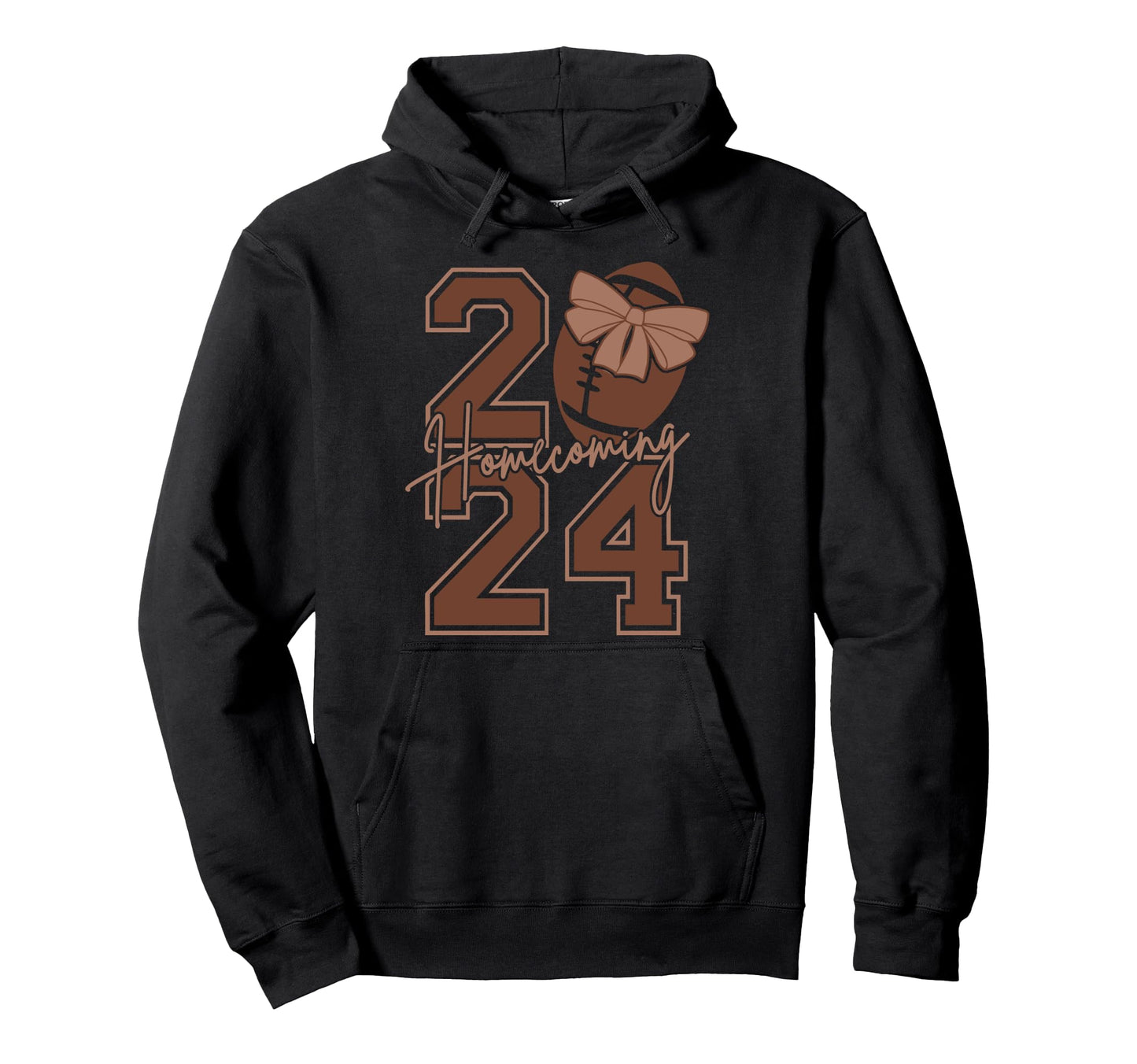 Homecoming 2024 American Football Game Day Hoodie - Graphic Print Unisex - T-Shirt, Sweatshirt, Hoodie