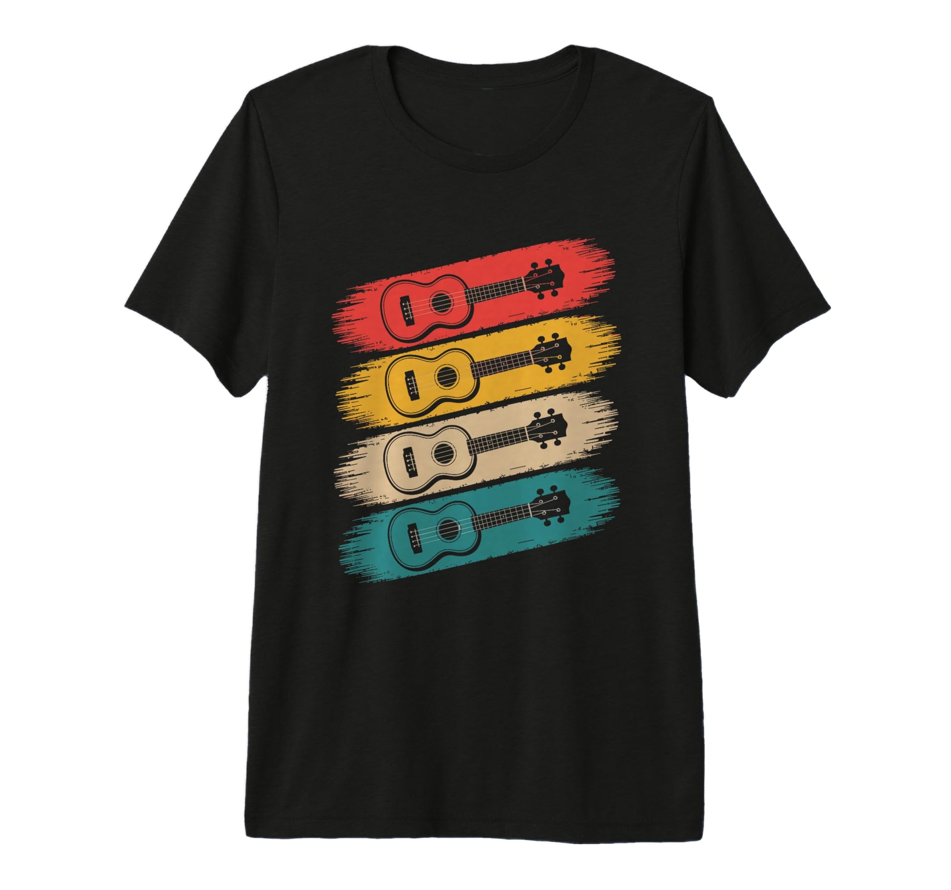 Colorful Guitar Guitar Old School T-Shirt - Aesthetic Graphic Men Women - T-Shirt, Sweatshirt, Hoodie