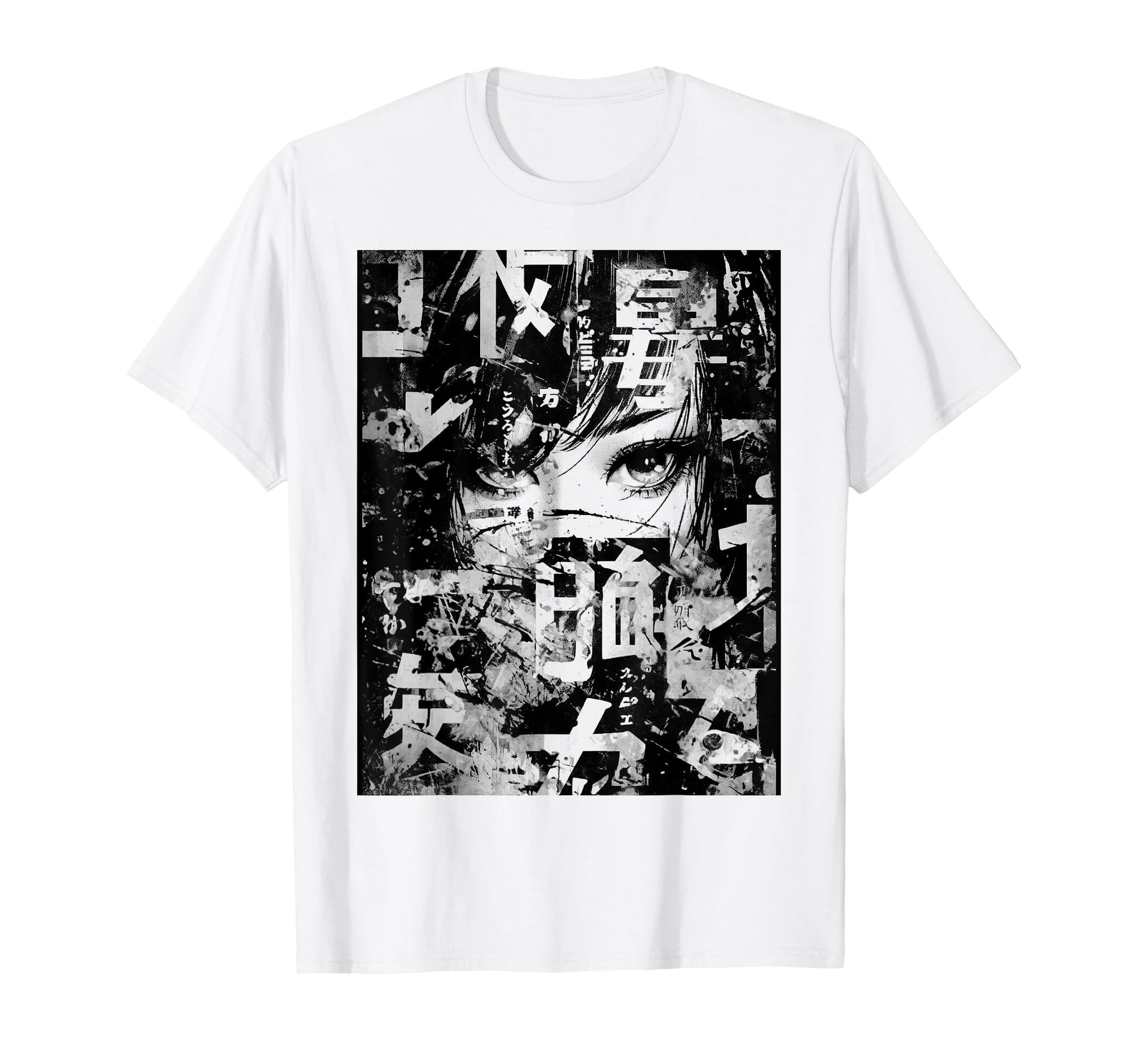80S 90S Anime Manga Grunge Alt Punk T-Shirt - Novelty Apparel for Adults - T-Shirt, Sweatshirt, Hoodie