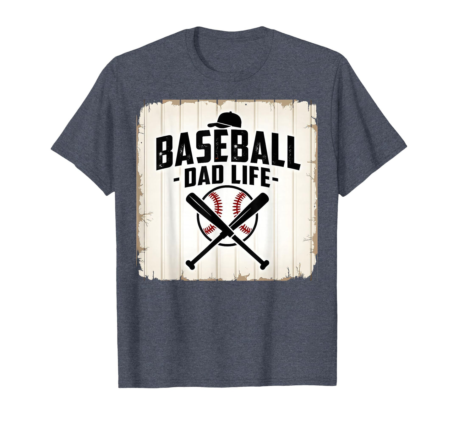 Baseball Dad Life Proud Father Sports T-Shirt - Minimalist Print Unisex - T-Shirt, Sweatshirt, Hoodie