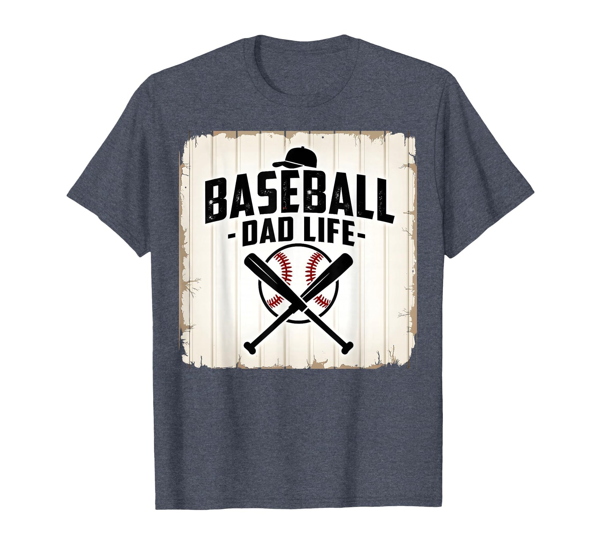 Baseball Dad Life Proud Father Sports T-Shirt - Minimalist Print Unisex - T-Shirt, Sweatshirt, Hoodie