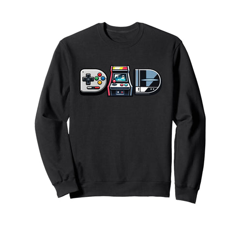 Gamer Dad Arcade Gaming Fathers Sweatshirt - Novelty Apparel for Adults - T-Shirt, Sweatshirt, Hoodie