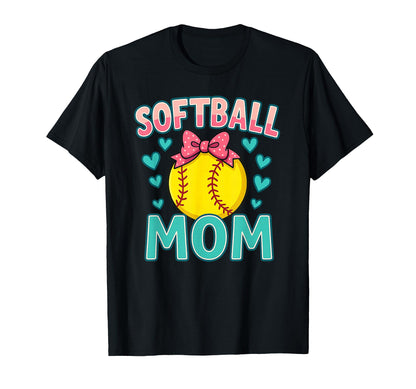 Proud Softball Mom Life Love My Player T-Shirt - Streetwear Style Unisex - T-Shirt, Sweatshirt, Hoodie