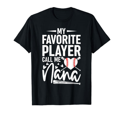 My Favorite Baseball Player Calls Me T-Shirt - Custom Art Print for Adults - T-Shirt, Sweatshirt, Hoodie