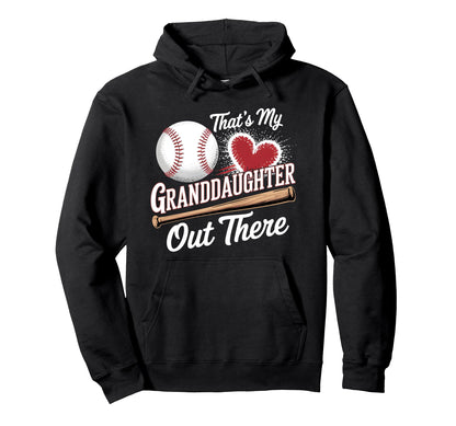 Thats My Granddaughter Baseball Hoodie - Aesthetic Graphic for Adults - T-Shirt, Sweatshirt, Hoodie