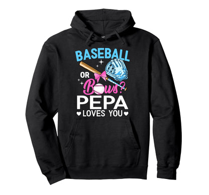 Baseball Or Bows Pepa Loves You Hoodie - Aesthetic Graphic for Adults - T-Shirt, Sweatshirt, Hoodie