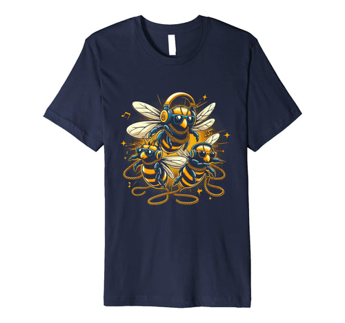 Bees Hip Hop Rap Old School T-Shirt - Novelty Apparel Unisex - T-Shirt, Sweatshirt, Hoodie